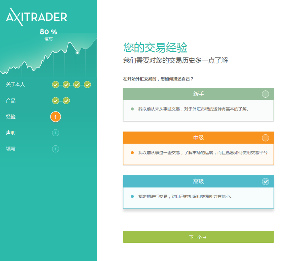AXITRADER外汇开户流程10