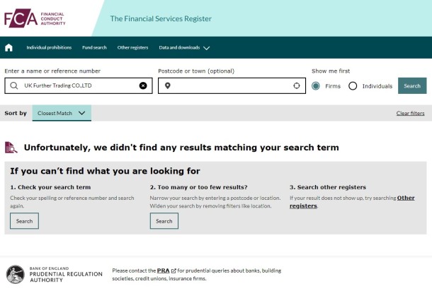 UKF外汇平台监管调查结果2